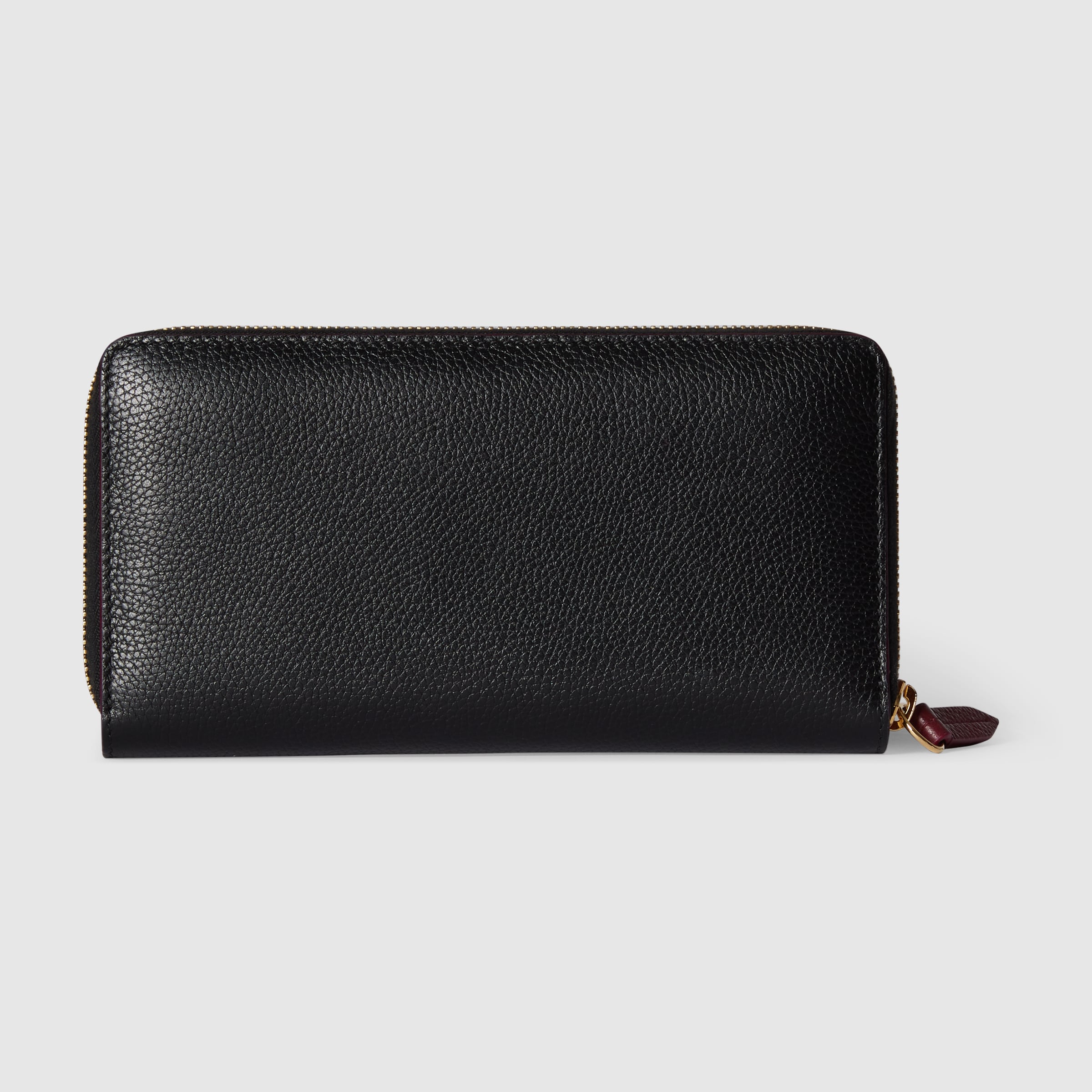 ✨美品✨　GUCCI ラウンドファスナー　ケース　バイカラー　Gロゴ　黒 GUCCI（グッチ） 財布 ラウンドファスナー長財布 レディース メンズ