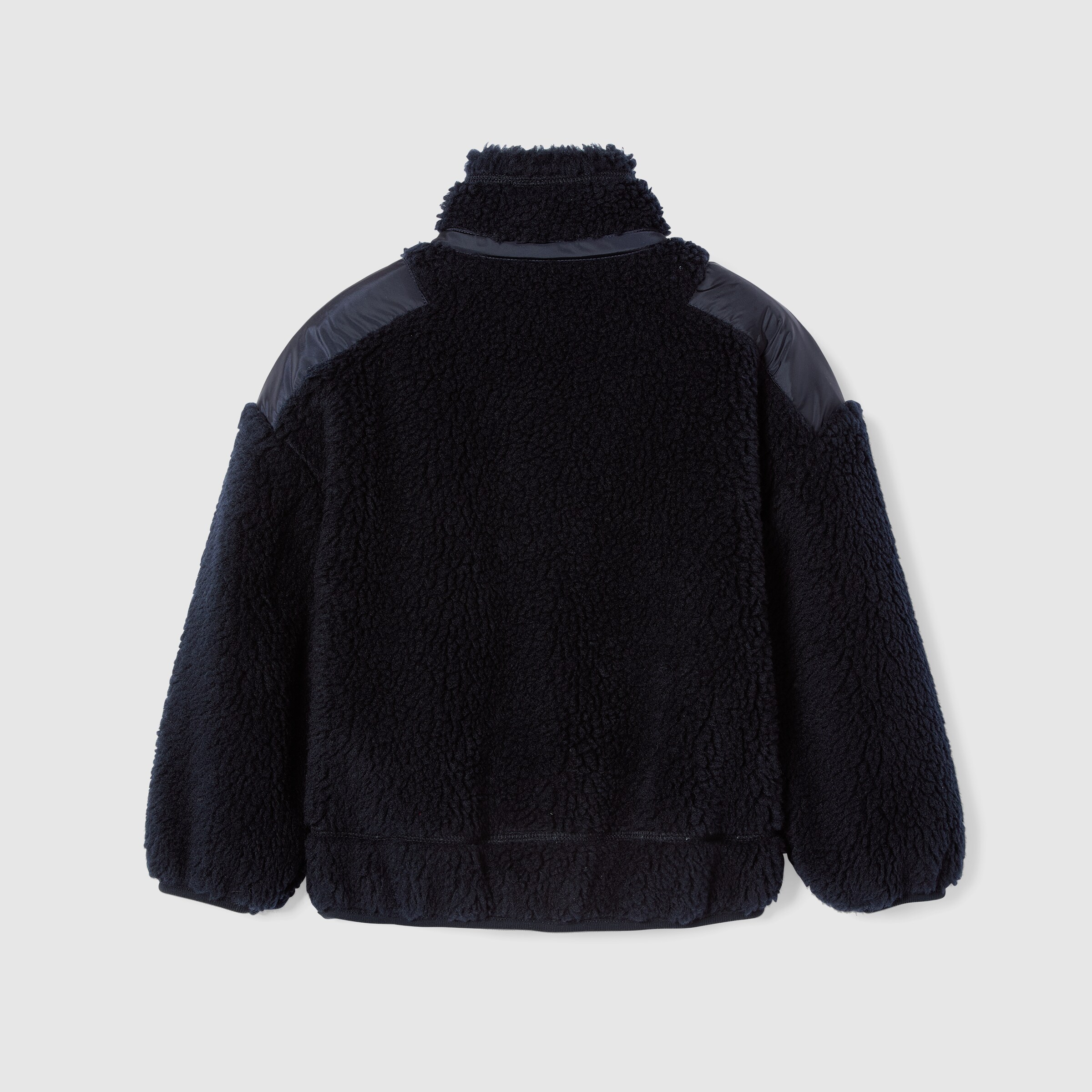 Children's GG fuzzy fabric jacket in dark blue | GUCCI® US