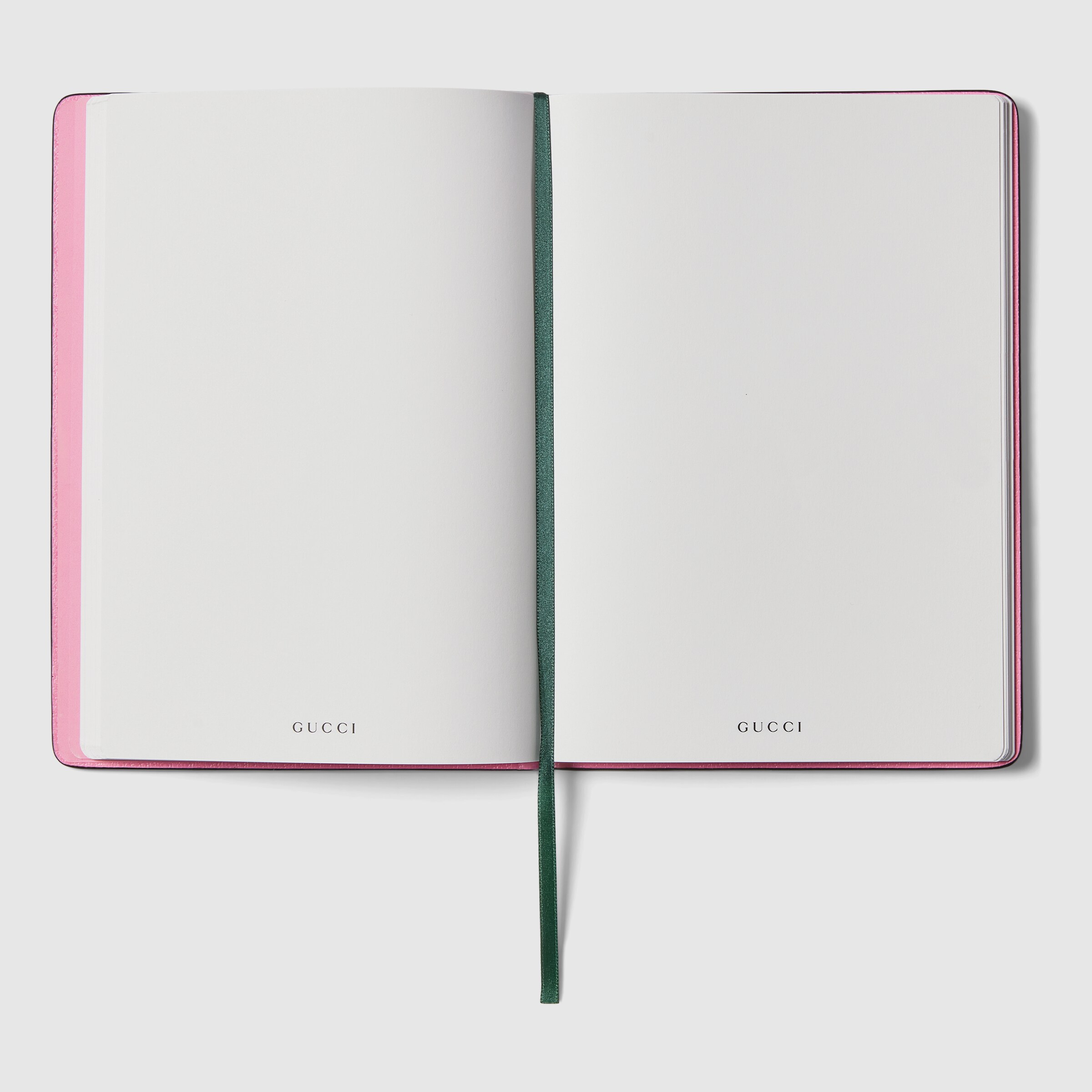 Large GG notebook with print in beige and dark brown | GUCCI® US