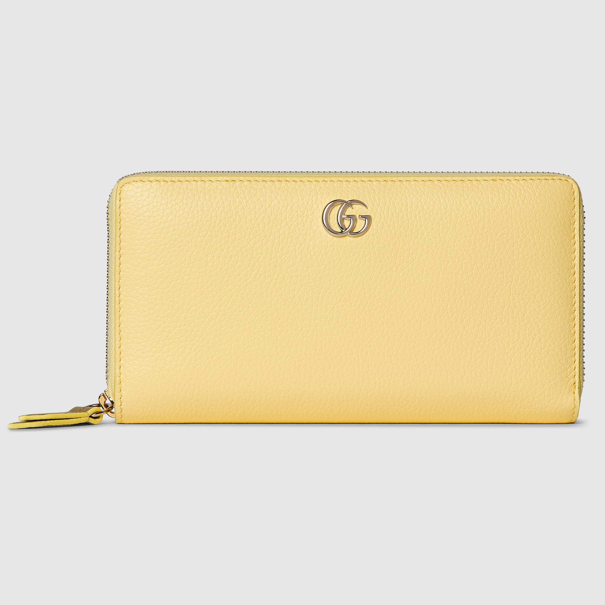 2020年購入　ダブルGジップアラウンドウォレット ダブルG ジップアラウンドウォレット ・ライトイエロー レザー | GUCCI公式