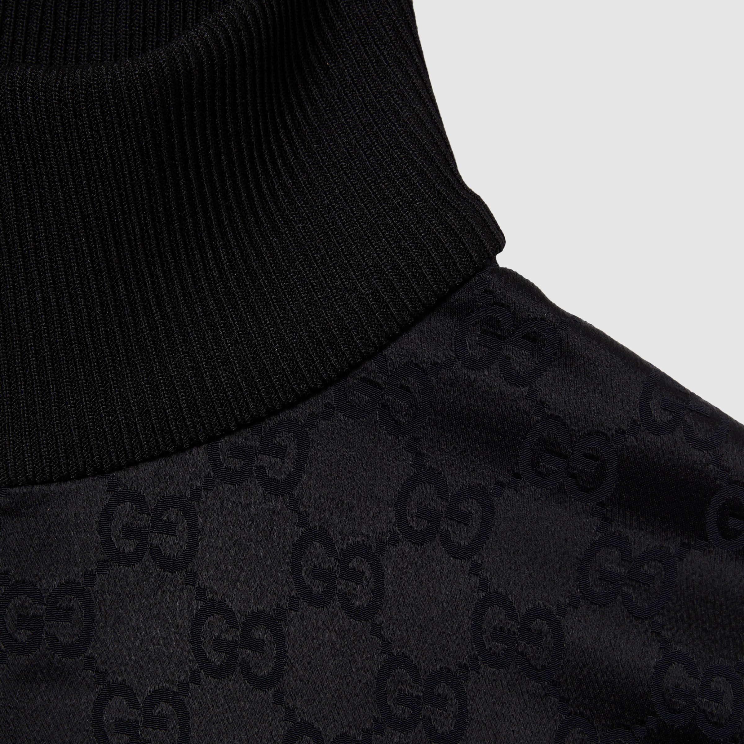 GGジャカード ジップジャケット ・ブラック | GUCCI公式