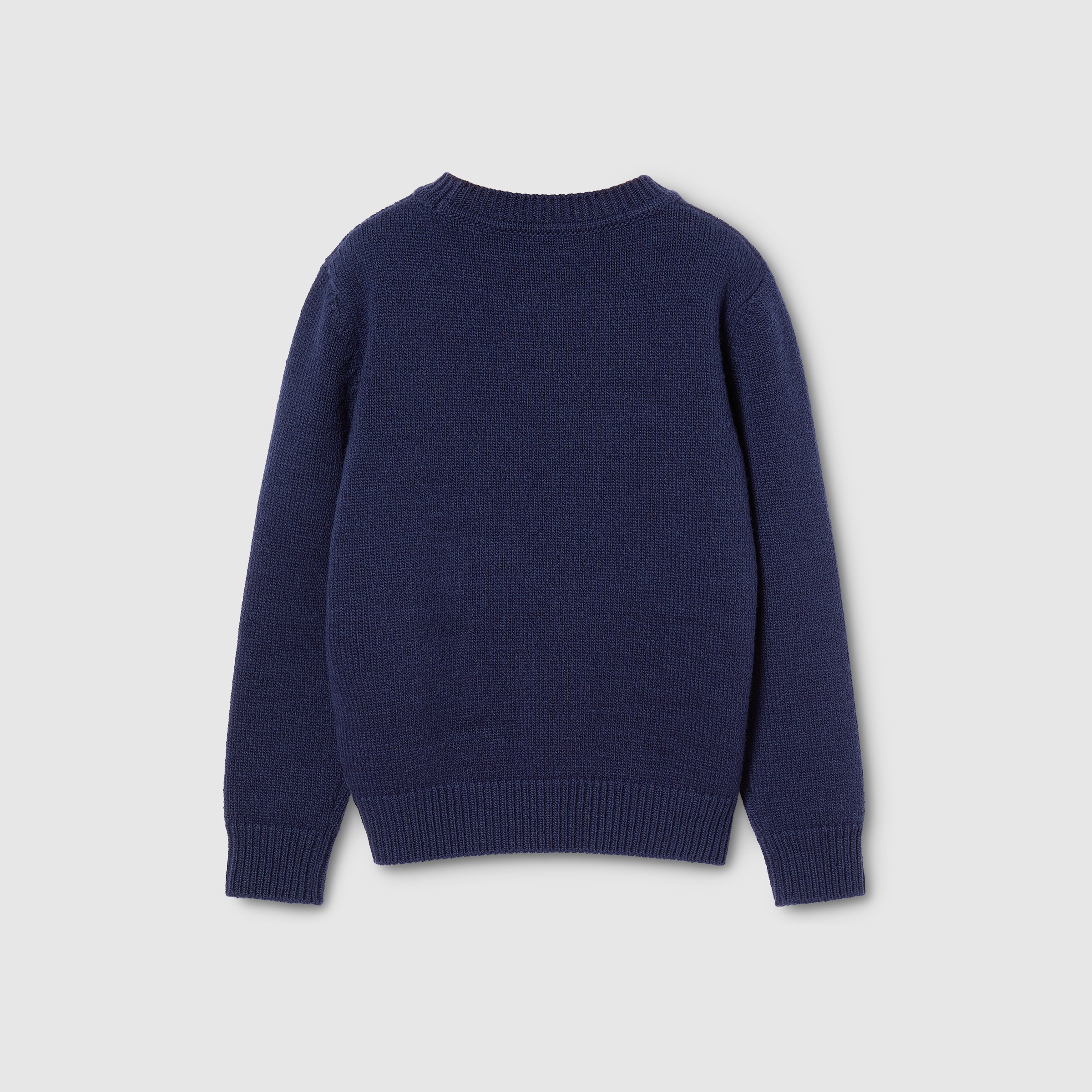 【GUCCI チルドレンズ】ウールセーター チルドレンズ〕ウール セーター ・ダークブルー | GUCCI公式