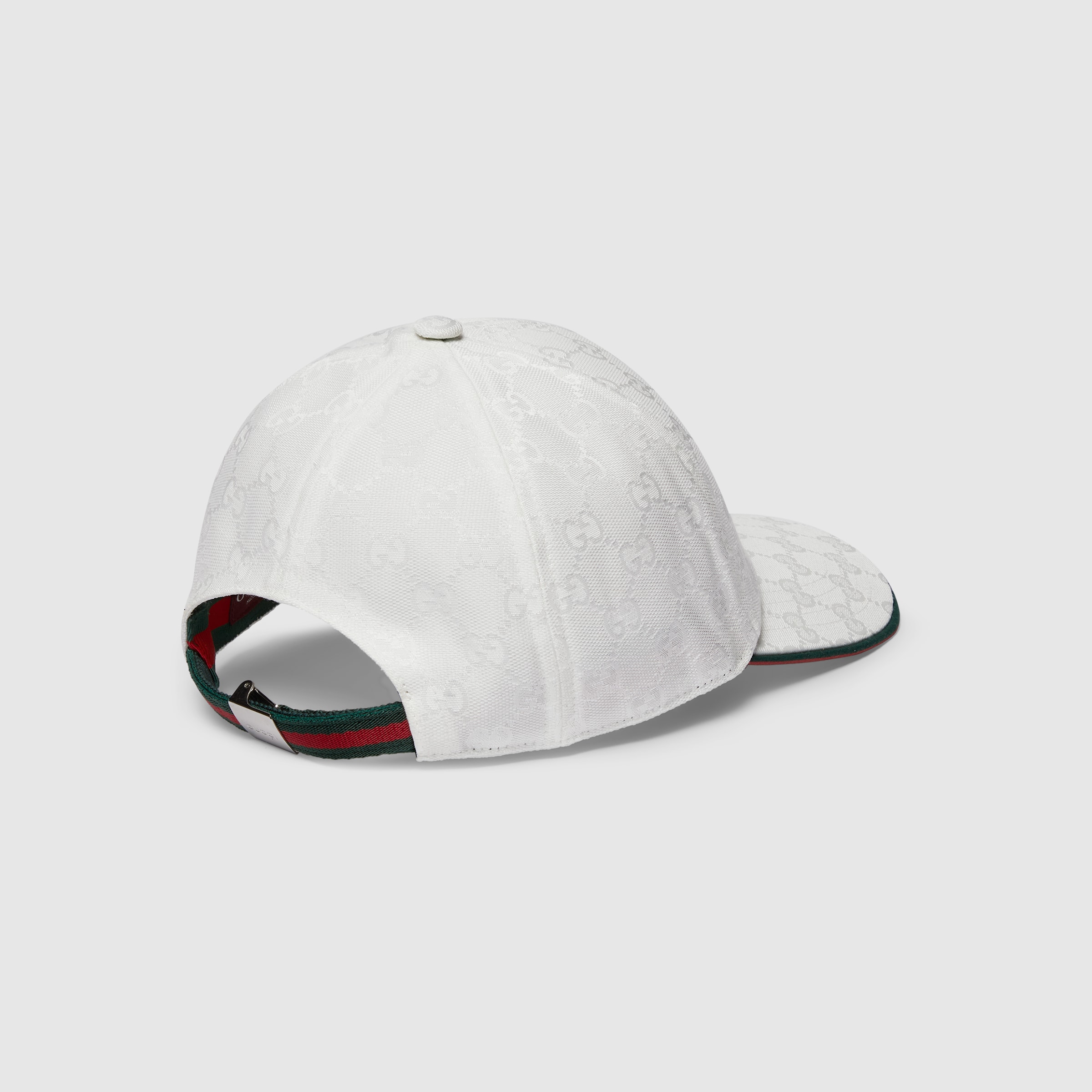 GUCCI キャップ ホワイト GGラメ M GG canvas baseball cap in white | GUCCI® US