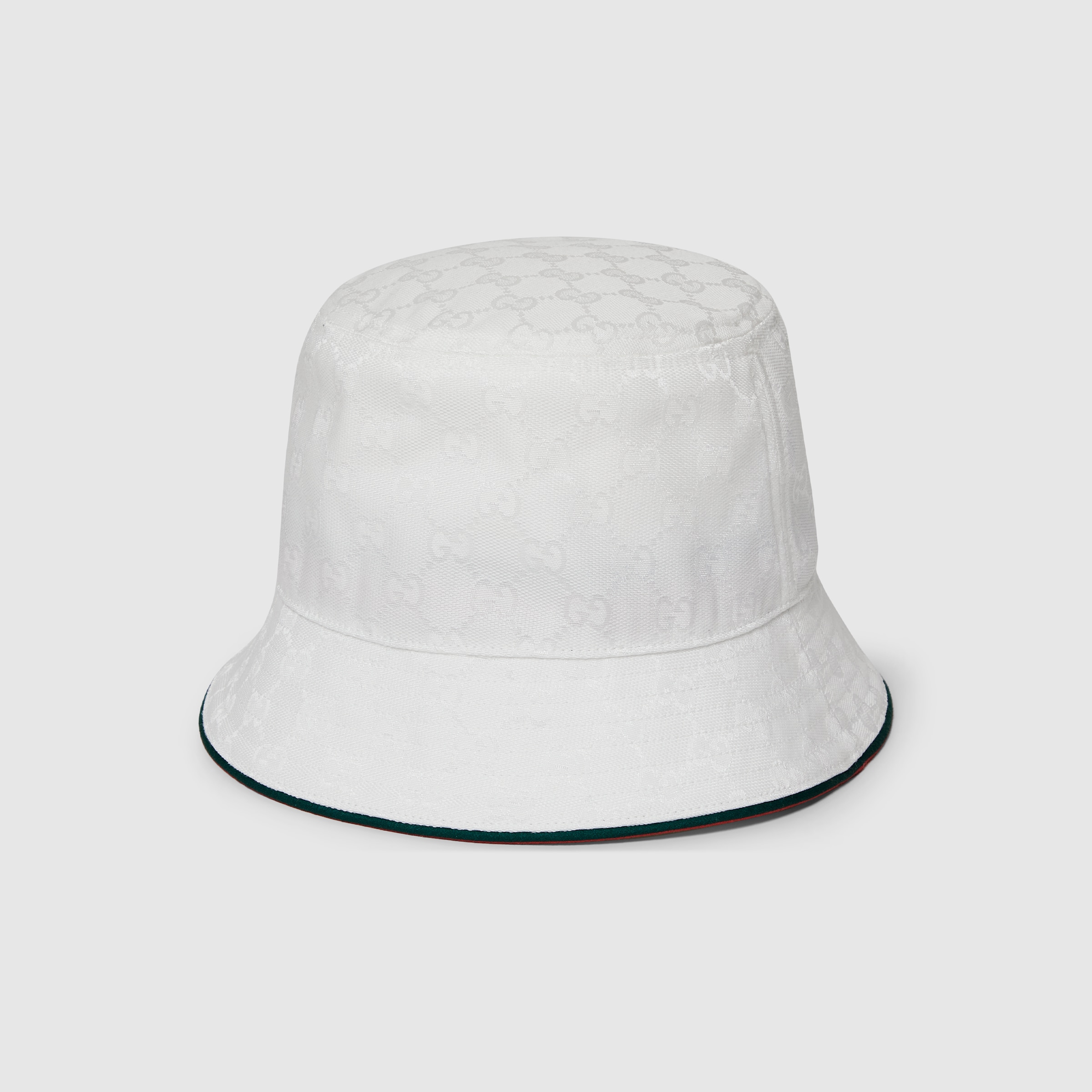 GGキャンバス バケットハット ・ホワイト | GUCCI公式