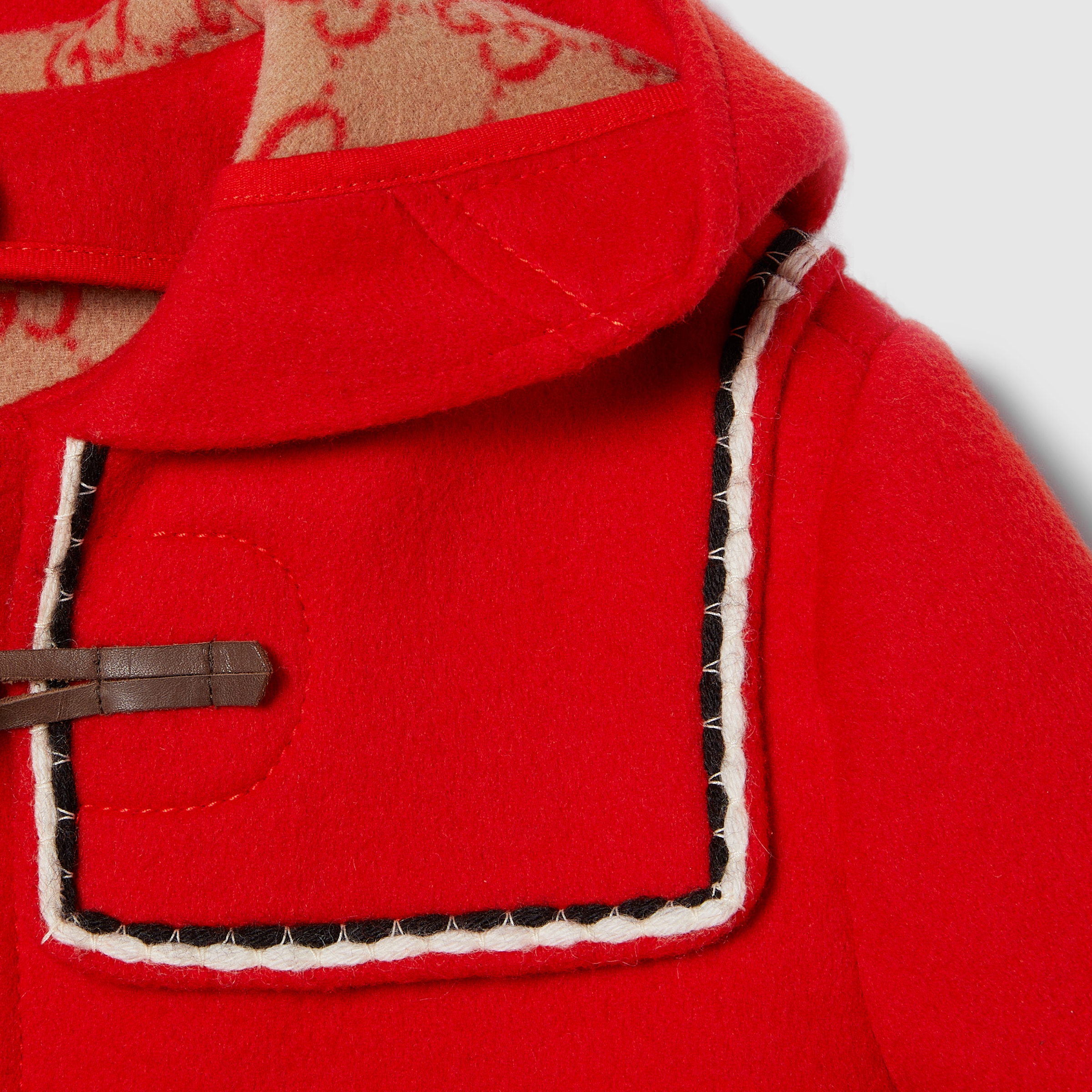 チルドレンズ〕ダブル ウール コート ・レッド | GUCCI公式