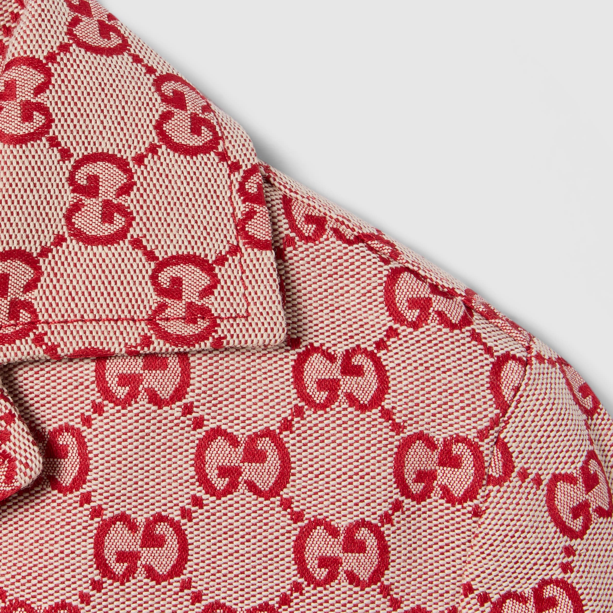 Children's GG canvas jacket in red | GUCCI® US