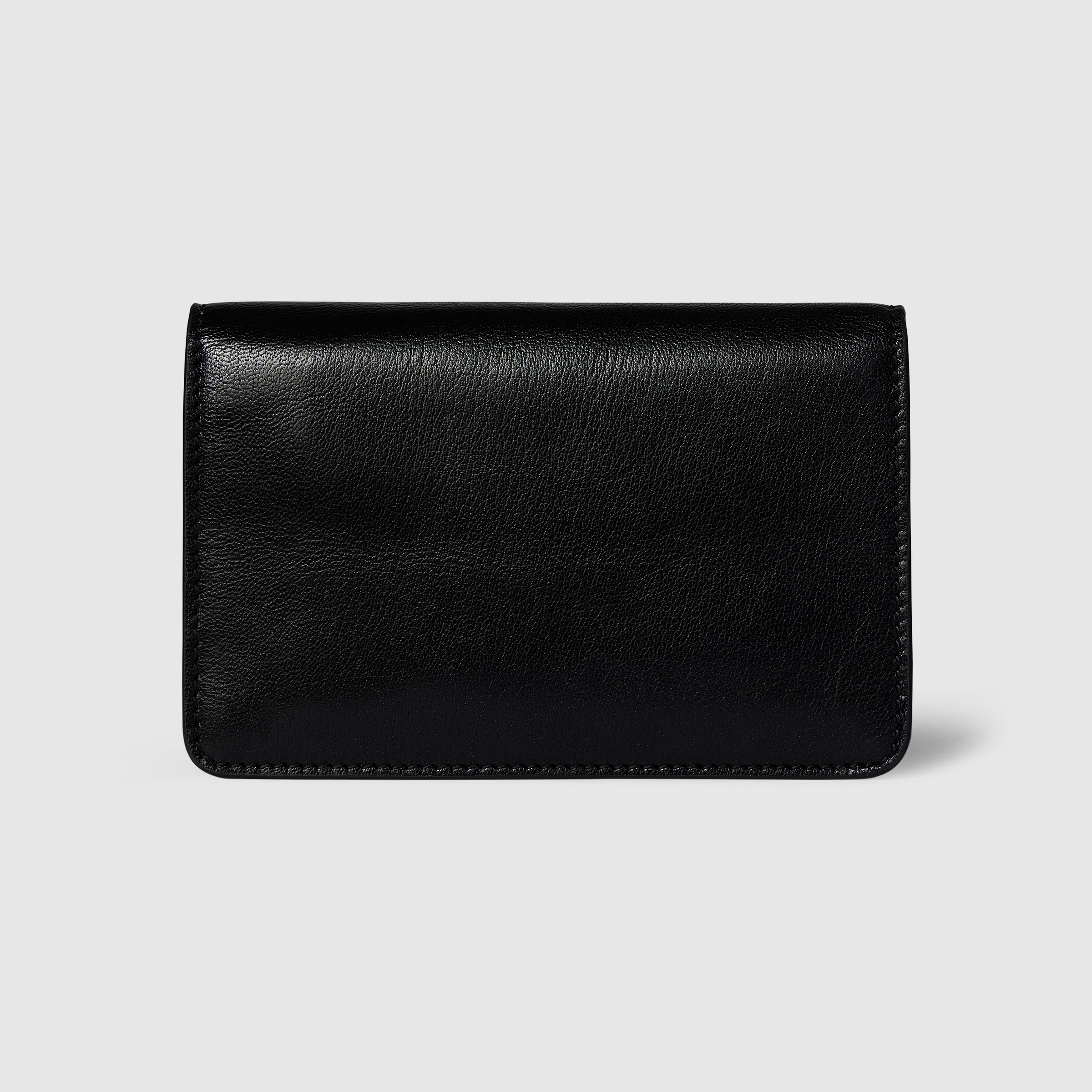 GUCCI ブラックレザー ケース GUCCI グッチ キーケース メンズ ブラック グッチシマ レザー[品番