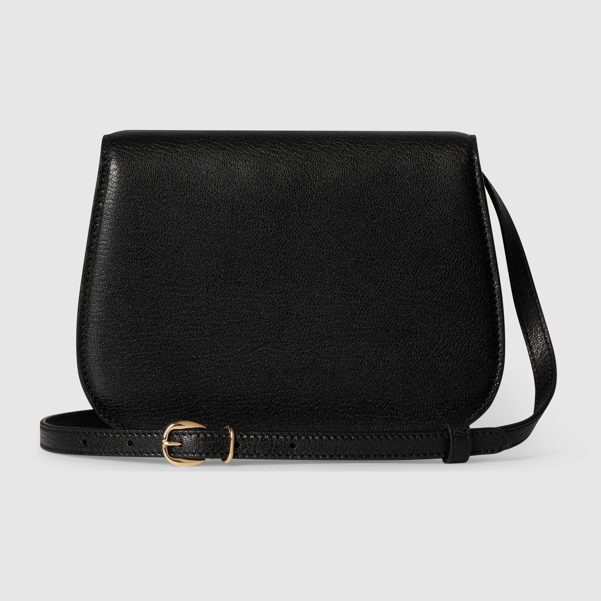 Bamboo mini bag in black leather | GUCCI® US