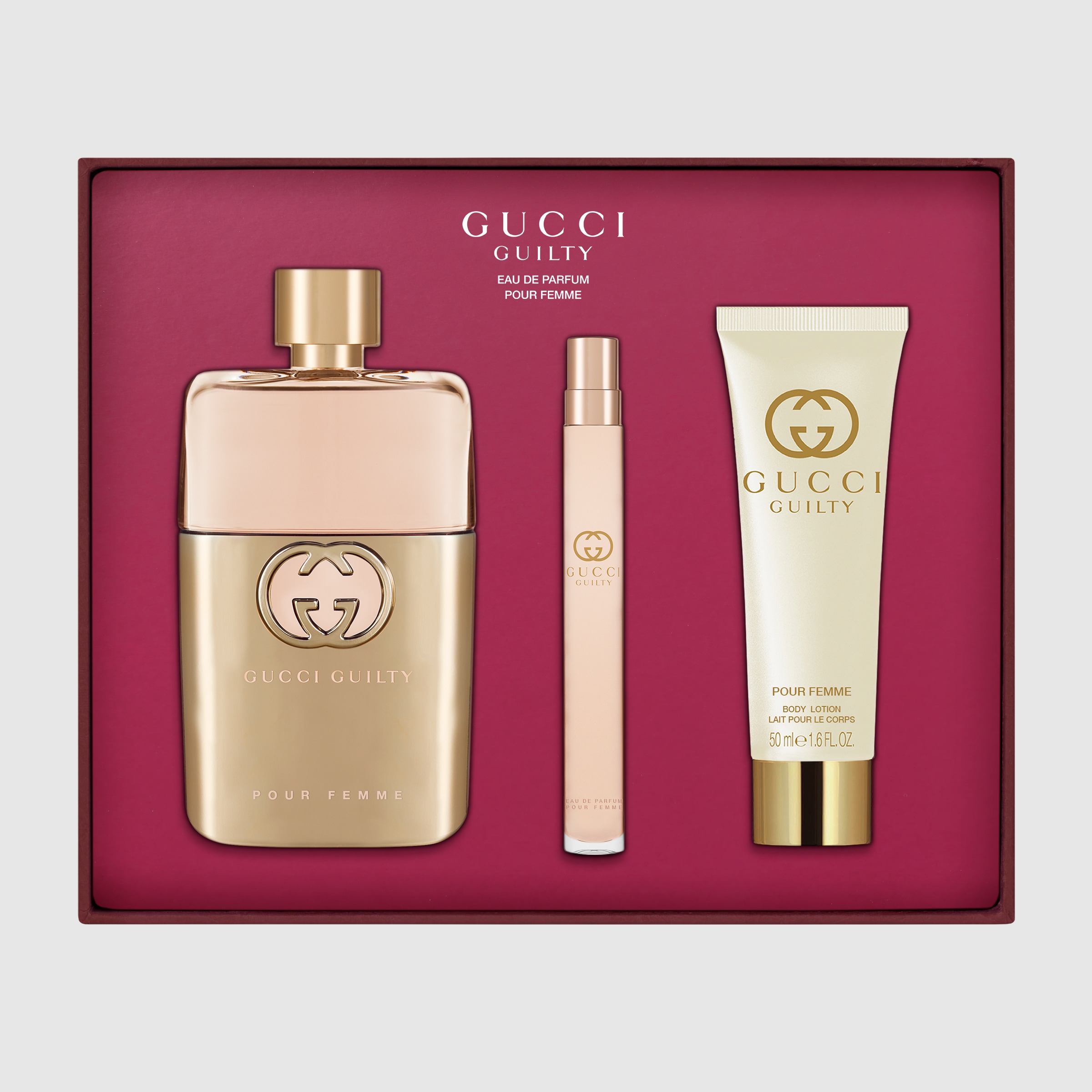 Gucci Guilty Pour Femme gift set in eau de parfum | GUCCI® US