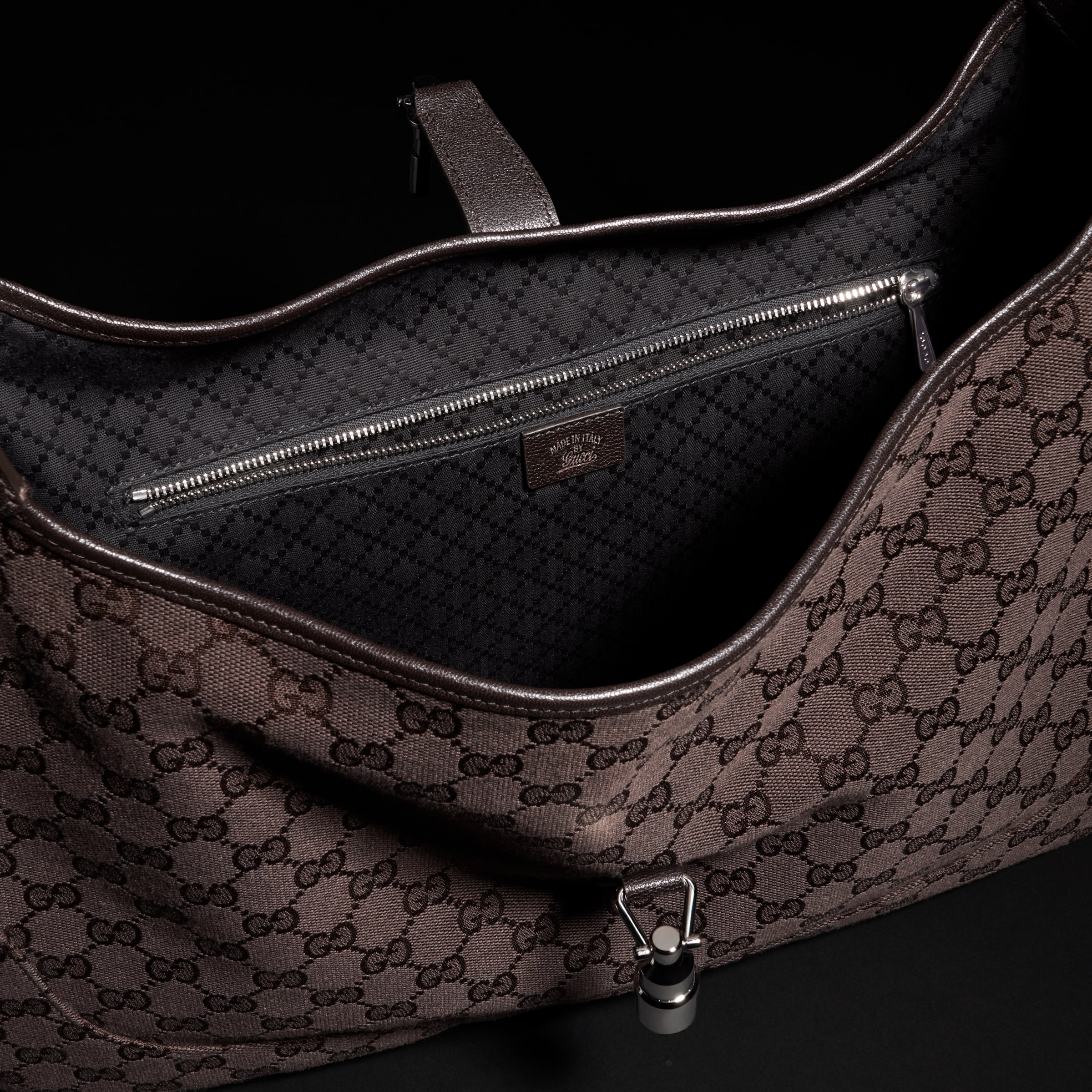 GUCCI グッチ ジャッキー GGキャンバス　002 1067 2123 グッチ ジャッキー 1961〕ラージ クロスボディバッグ ・ダークブラウン