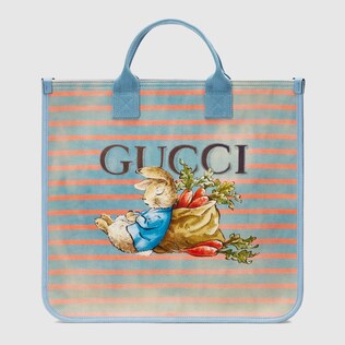 Gucci shopping tote bag best sale