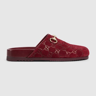 Women s Horsebit slipper in GG Supreme GUCCI AE