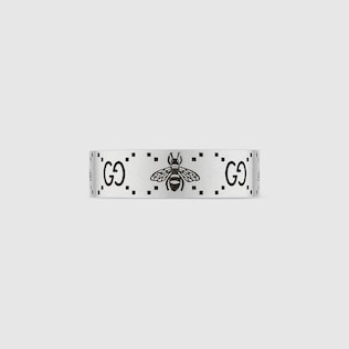 925 Sterling Silver Small GucciGhost Ring | GUCCI® US