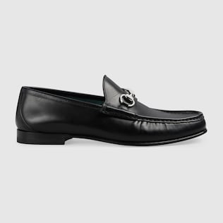 GUCCI Men s Horsebit 1953 Loafer Black Leather