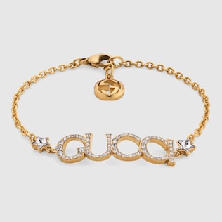 Armband mit GUCCI in rosegoldfarben GUCCI DE