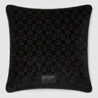 GG viscose cushion in ivory | GUCCI® PT