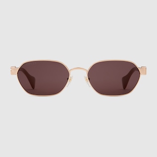 Gucci round frame sunglasses best sale