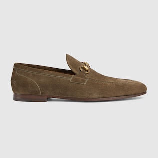 Gucci Jordaan Herrenloafer aus Krokodilleder in schwarz | GUCCI® DE