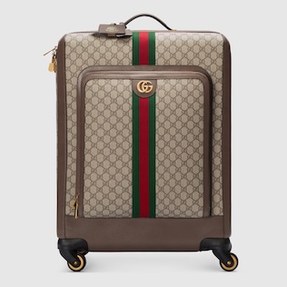 Gucci Porter〕キャビン トロリーブラック スプリーム キャンバス | GUCCI公式