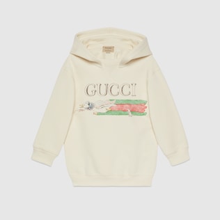 Children's cotton sweatshirt with Web in dark blue | GUCCI® US Children's cotton sweatshirt with Web in dark blue | GUCCI® US