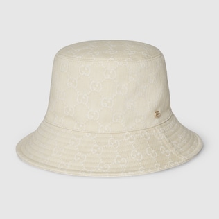 Gucci straw bucket hat online