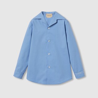 Gucci ポプリンシャツ ブルー系 2枚セット 699557_ZAJOL_4910_001_100_0000