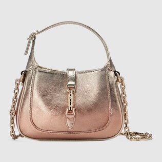 Jackie 1961 sequin mini bag in black and white | GUCCI® US Jackie 1961 sequin mini bag in black and white | GUCCI® US
