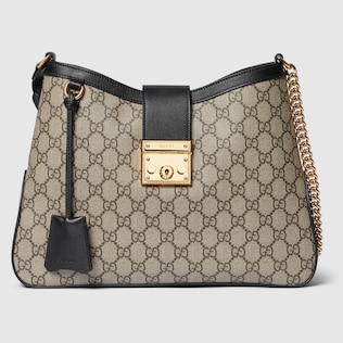 Gucci padlock gg medium shoulder bag sale