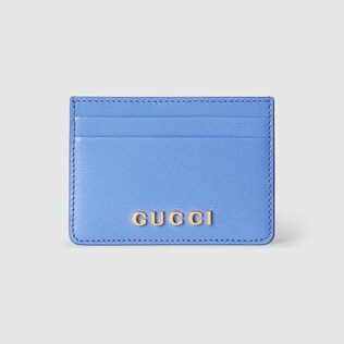 GG card case in black GG leather | GUCCI® US