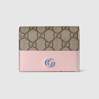 Gucci dusty pink card holder sale