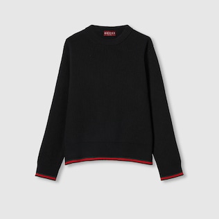 Black gucci cardigan sale