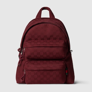 Red gucci backpack on sale