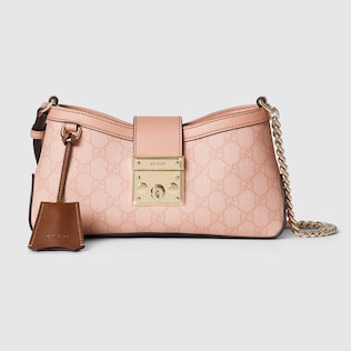 Gucci pink padlock bag hotsell