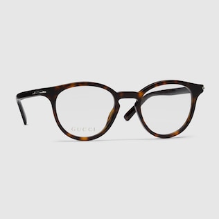 GUCCI Round Optical Frame Black