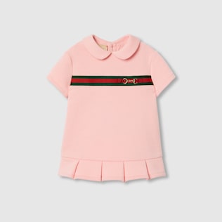 Gucci Baby cotton gift set with factory Monogram