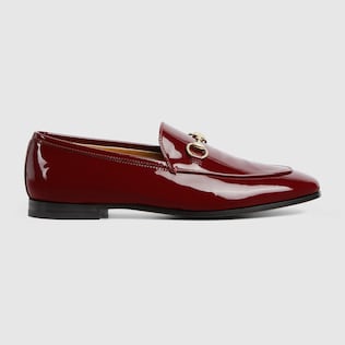 GUCCI Women s Jordaan Loafer Bordeaux Leather