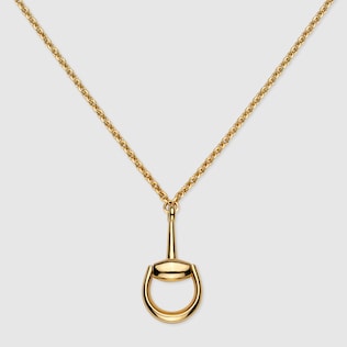 グッチ インターロッキング〕18K チェーン ネックレス18K