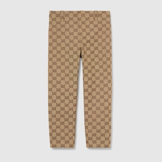 Children s GG canvas pant in beige and blue GUCCI Canada