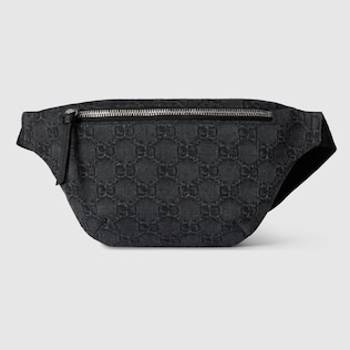 ceinture pour enfant en cuir en cuir noir GUCCI FR