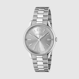 G-Timeless Watch, 29mm In Yellow Gold & Silver PVD | GUCCI® US