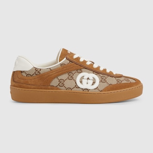 Women s GG Sneaker Beige GG Canvas GUCCI