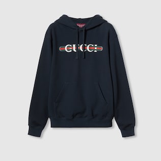 Black Small GG top Hoodie