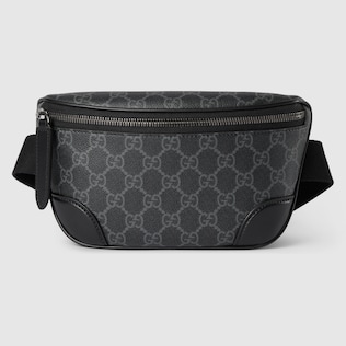 GG belt bag in black GG Supreme GUCCI US