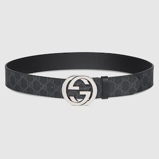グッチ GUCCI GG マーモント ベルトゴールド GG Marmont thin belt in black leather | GUCCI® US
