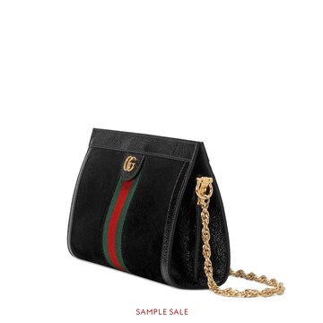 gucci ophidia chain small shoulder bag black