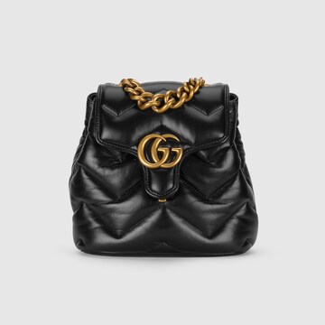 Zaino GG Marmont matelass in pelle nera GUCCI Italia