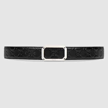 GUCCI Signature Belt, Size 110