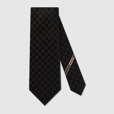 GUCCI GG Silk Tie