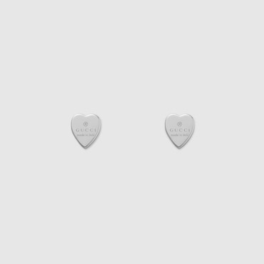 GUCCI Trademark Heart-shaped Earrings