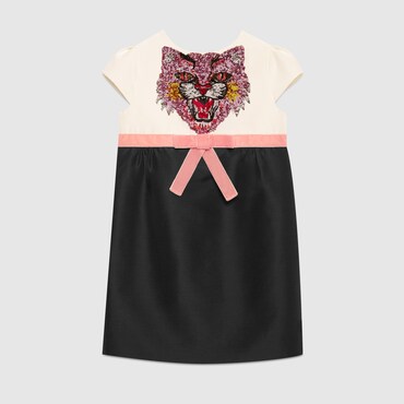 GUCCI Kids - Cady Dress With Sequin Embroidery, Size 5 YEARS